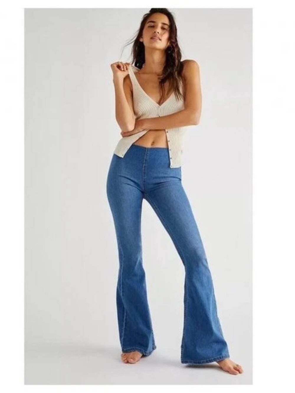 Free People Penny Pull On Flares Size 25